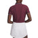 Under Armour Women's Drive Jacquard Golf Polo Shirt - Dark Maroon/Fuchsia Dusk/White