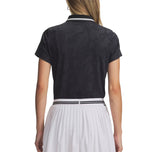 Under Armour Women's ArmourDry Jacquard Golf Polo Shirt - Black