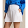 RLX Ralph Lauren Women's Performance Pleated Golf Shorts - Pure White