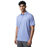 Under Armour Playoff Stripe Golf Polo Shirt - Blue/White