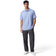 Under Armour Playoff Stripe Golf Polo Shirt - Blue/White