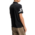 J.Lindeberg Heath Regular Fit Golf Polo Shirt - Black