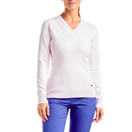 Nivo Women's Nicole V-Neck Sweater - Pink Sugar