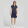 RLX Ralph Lauren Women's Printed Airflow V-Neck Golf Polo Shirt - French Navy Summer Night Stars