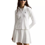 RLX Ralph Lauren Women's Active Cable Full Zip Golf Jacket - Ceramic White
