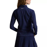 RLX Ralph Lauren 女式 Active Cable 全拉链高尔夫夹克 - 精致海军蓝
