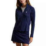 RLX Ralph Lauren 女式 Active Cable 全拉链高尔夫夹克 - 精致海军蓝