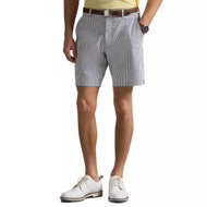 RLX Ralph Lauren Seersucker Stripe Resort Golf Shorts - Old Royal/Ceramic White