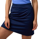 Glenmuir Women&#39;s Emeli Lightweight Stretch Performance Golf Skort - Navy