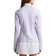 RLX Ralph Lauren Women's Jersey Quarter Zip Golf Pullover -  Flower Purple/White