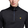 Lyle & Scott Tech 1/4 Zip Midlayer - True Black