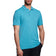 Lyle & Scott Tonal Eagle Tech Collar Logo Polo - Moonstone Blue