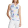 RLX Ralph Lauren Women's Printed Airflow Performance Sleeveless Golf Polo Shirt - Stamped Geo Patchwork